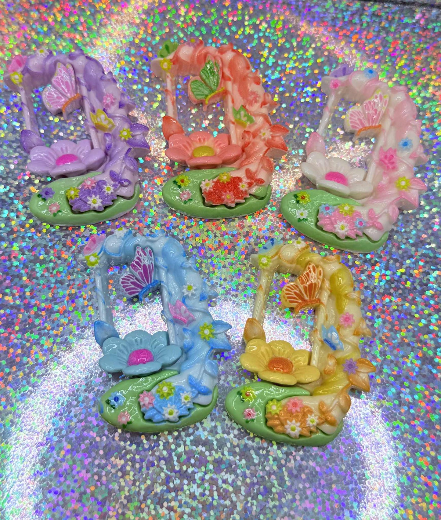 butterfly flower swings