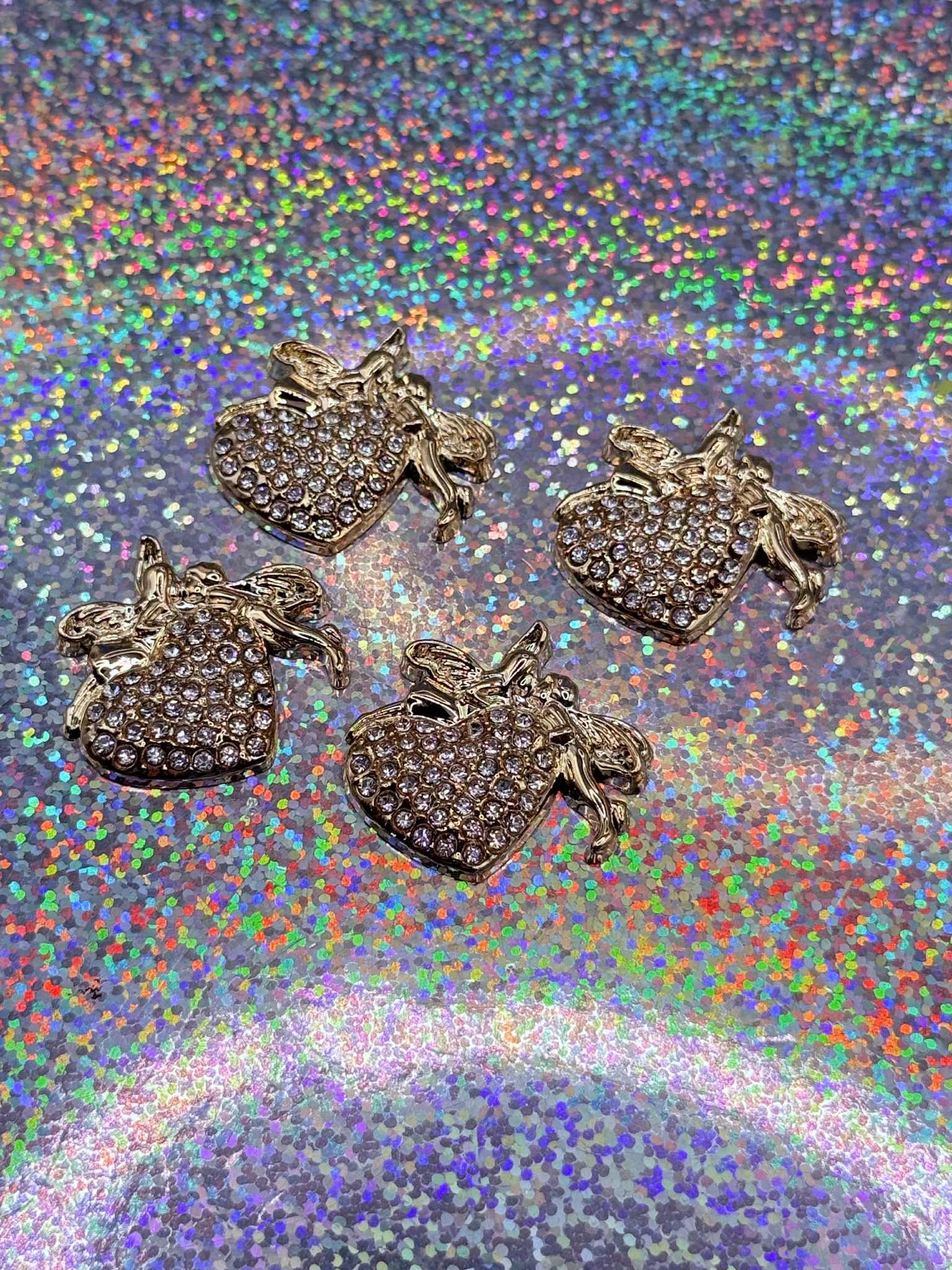 fairy and heart diamond magnet/minder