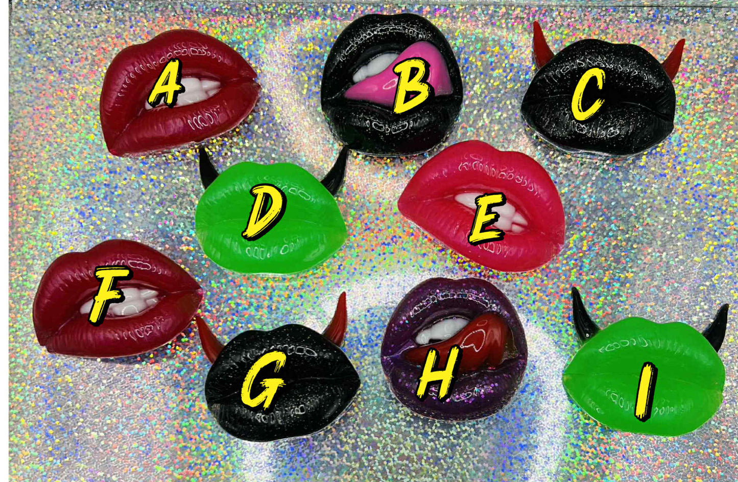 Lips resin Magnets