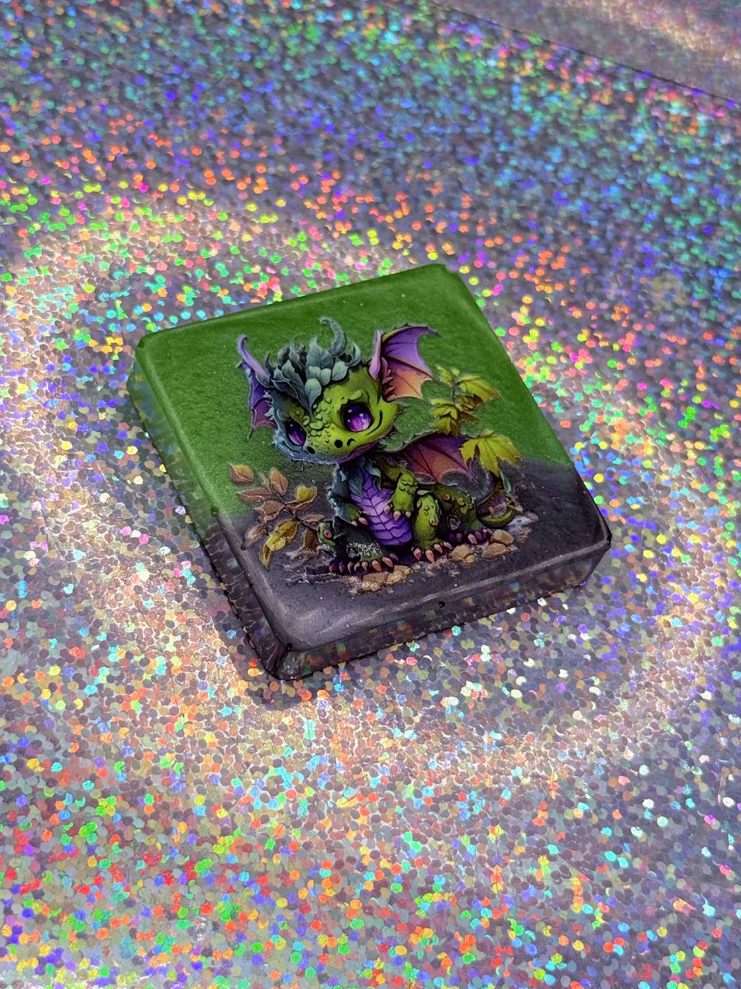 baby dragon resin magnet/minder