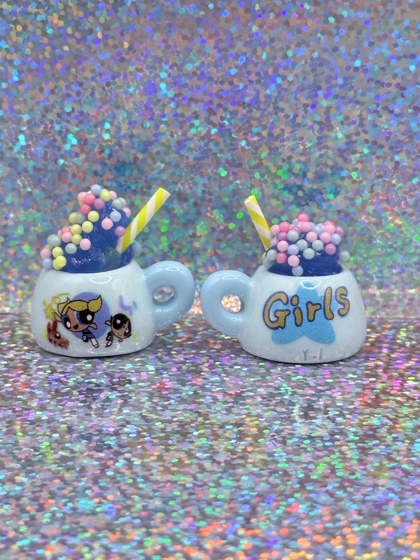 Mini powerpuff girl mug Magnets