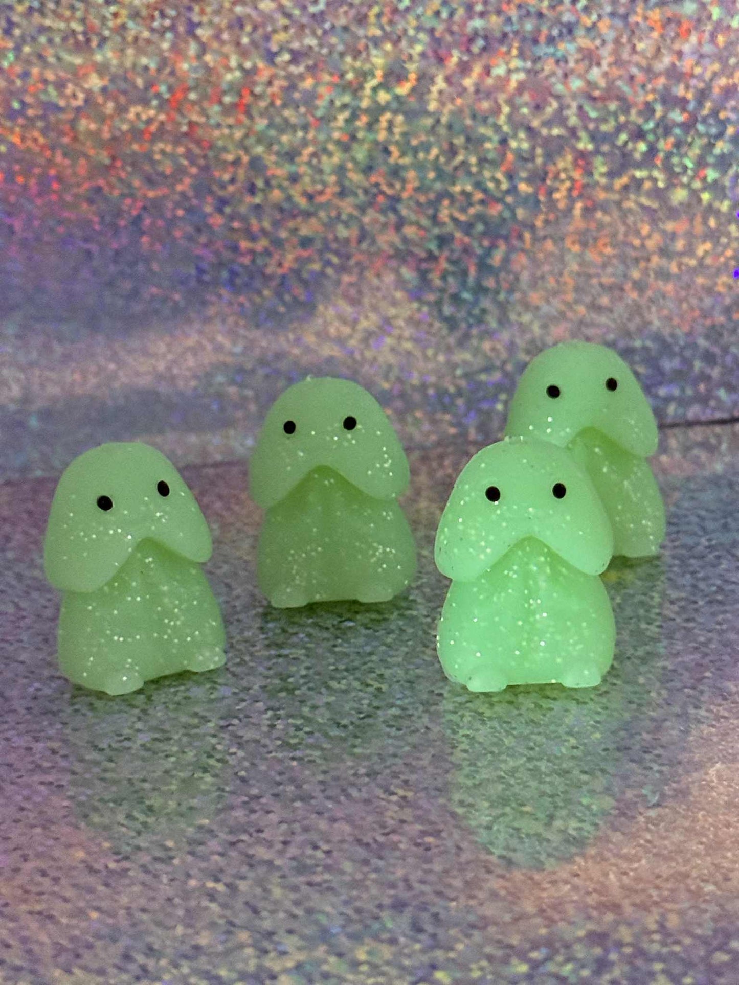 Alien Glitter Green Peen Magnet/Minder