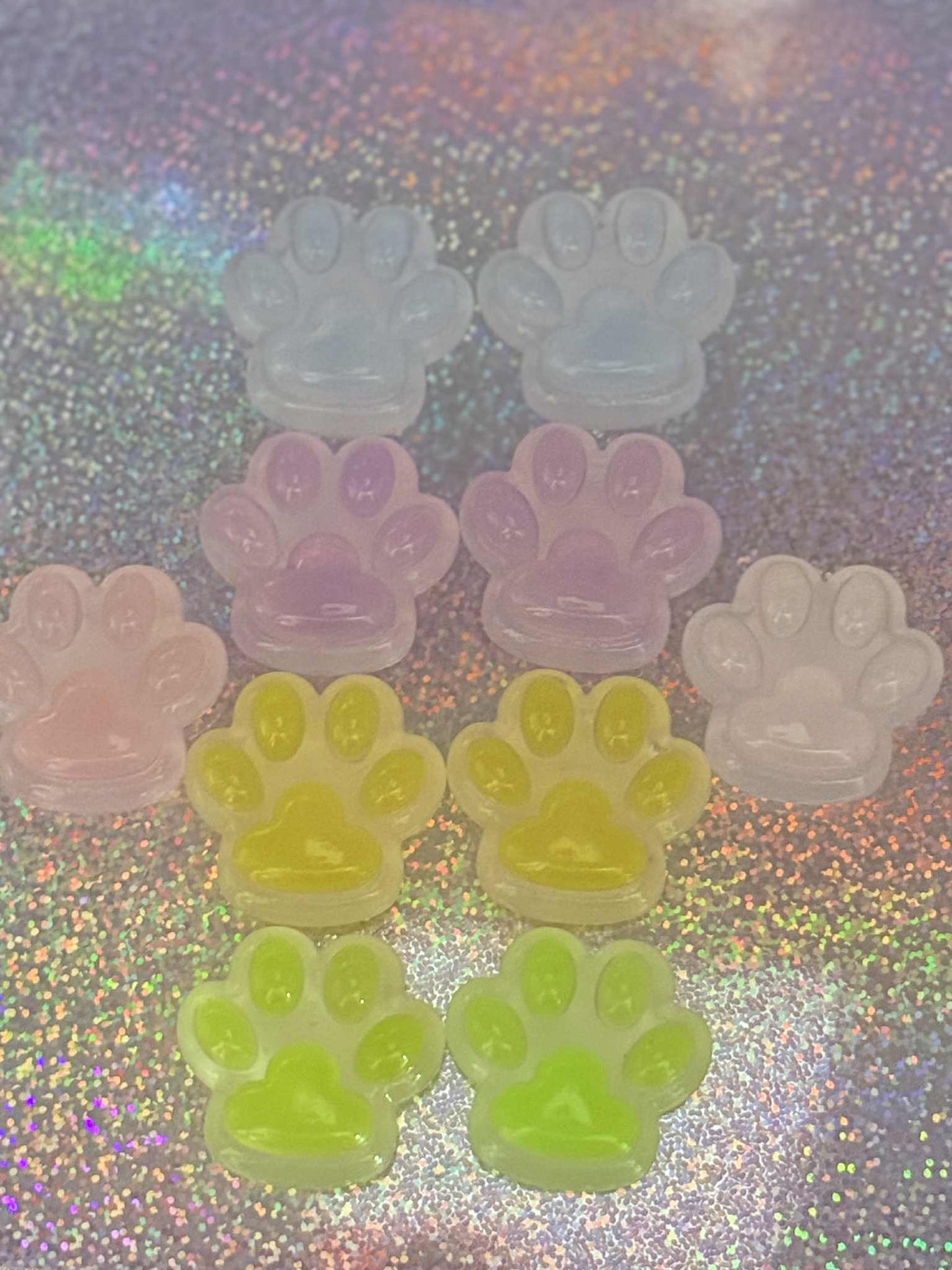 Glowing Paw Magnets
