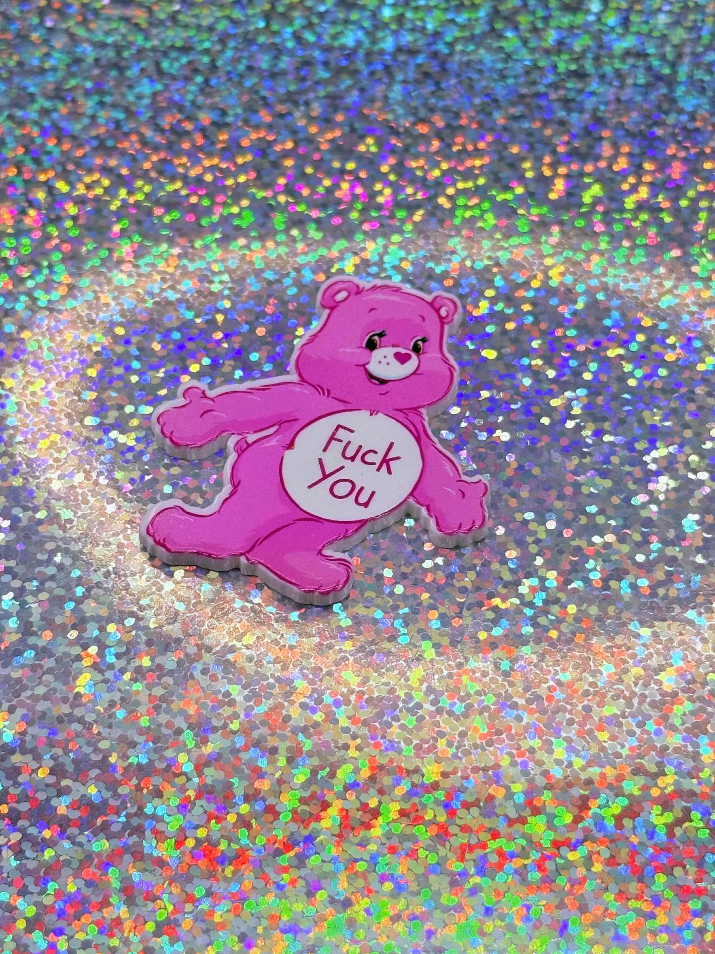 pink swear bear