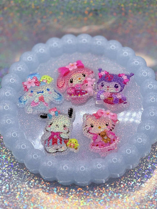 Glitter Sanrio Magnets