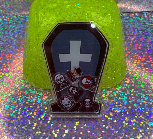 Coffin Shaker Magnet/Minder