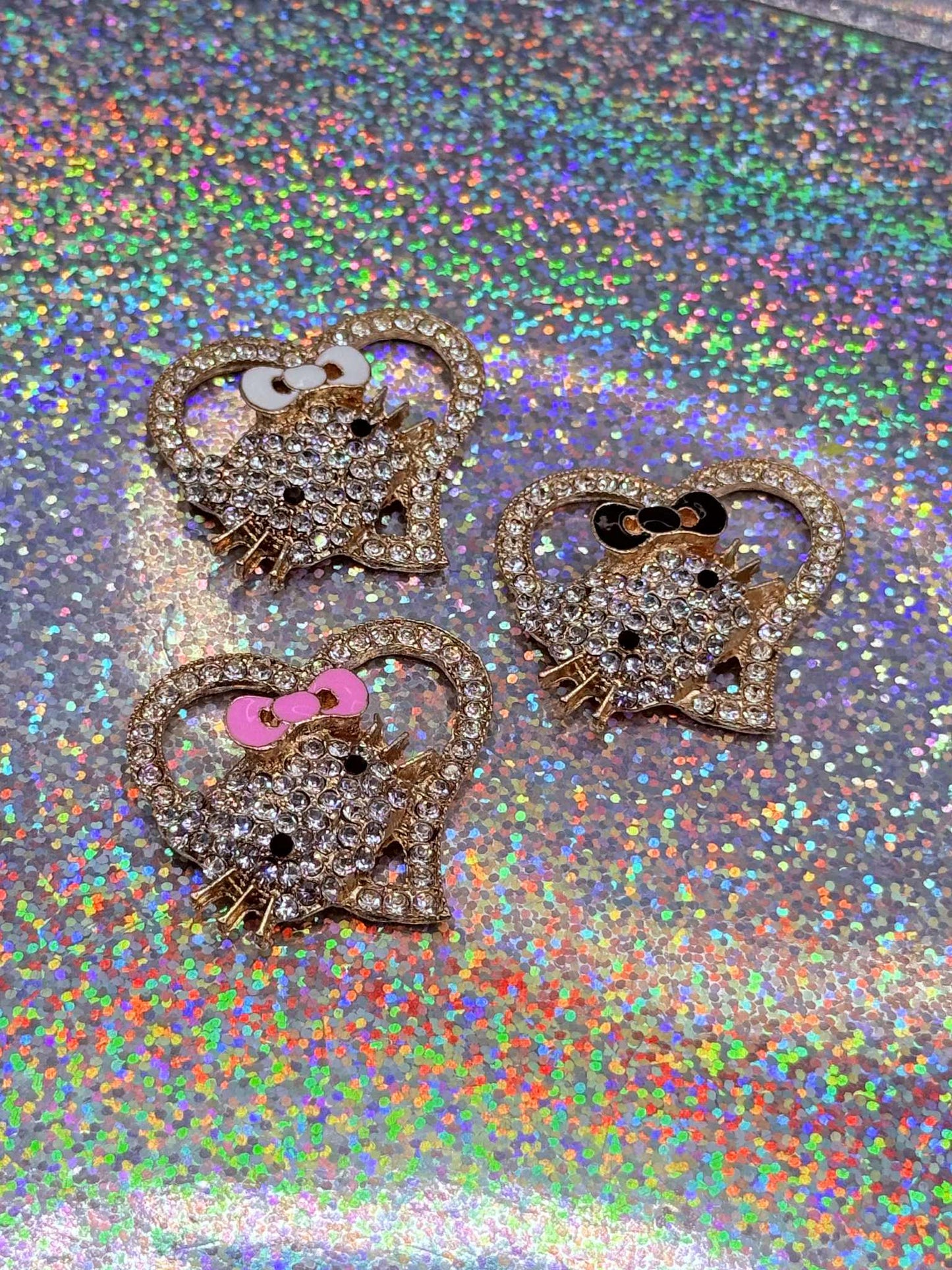 heart kitty magnet/minder