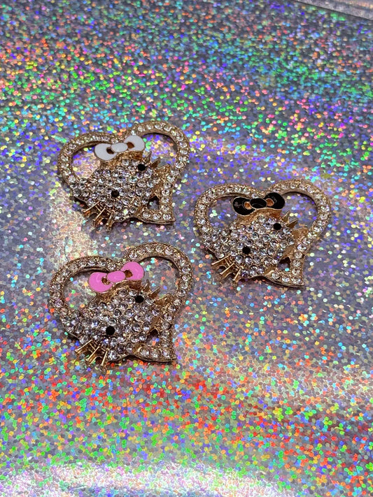 heart kitty magnet/minder