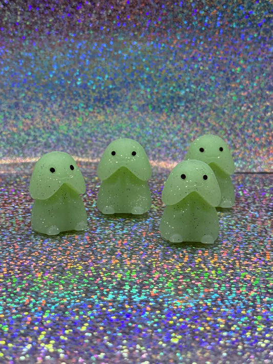 Alien Glitter Green Peen Magnet/Minder