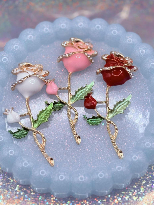Gold Rose Magnets