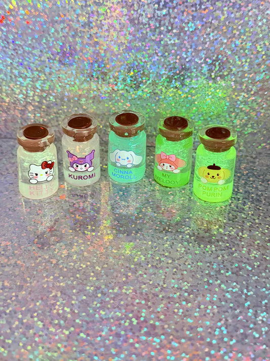 Glowing Hello Kitty Potion Magnets