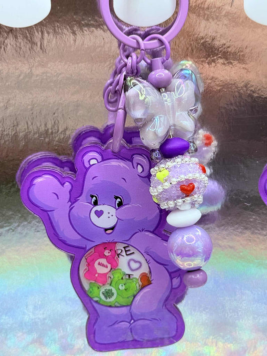 Purple Swear Bear Keychain FLASH DROP