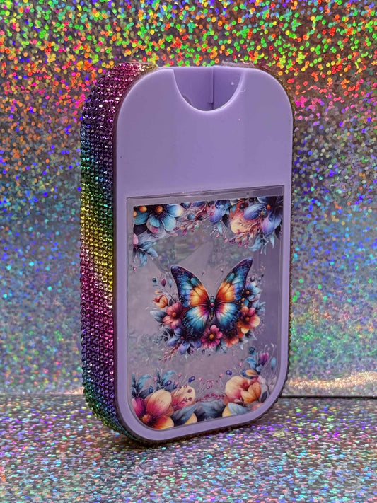 Butterfly Bling Sanitizer Bottle