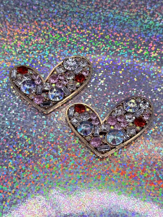 rainbow rhinestone magnet/minder