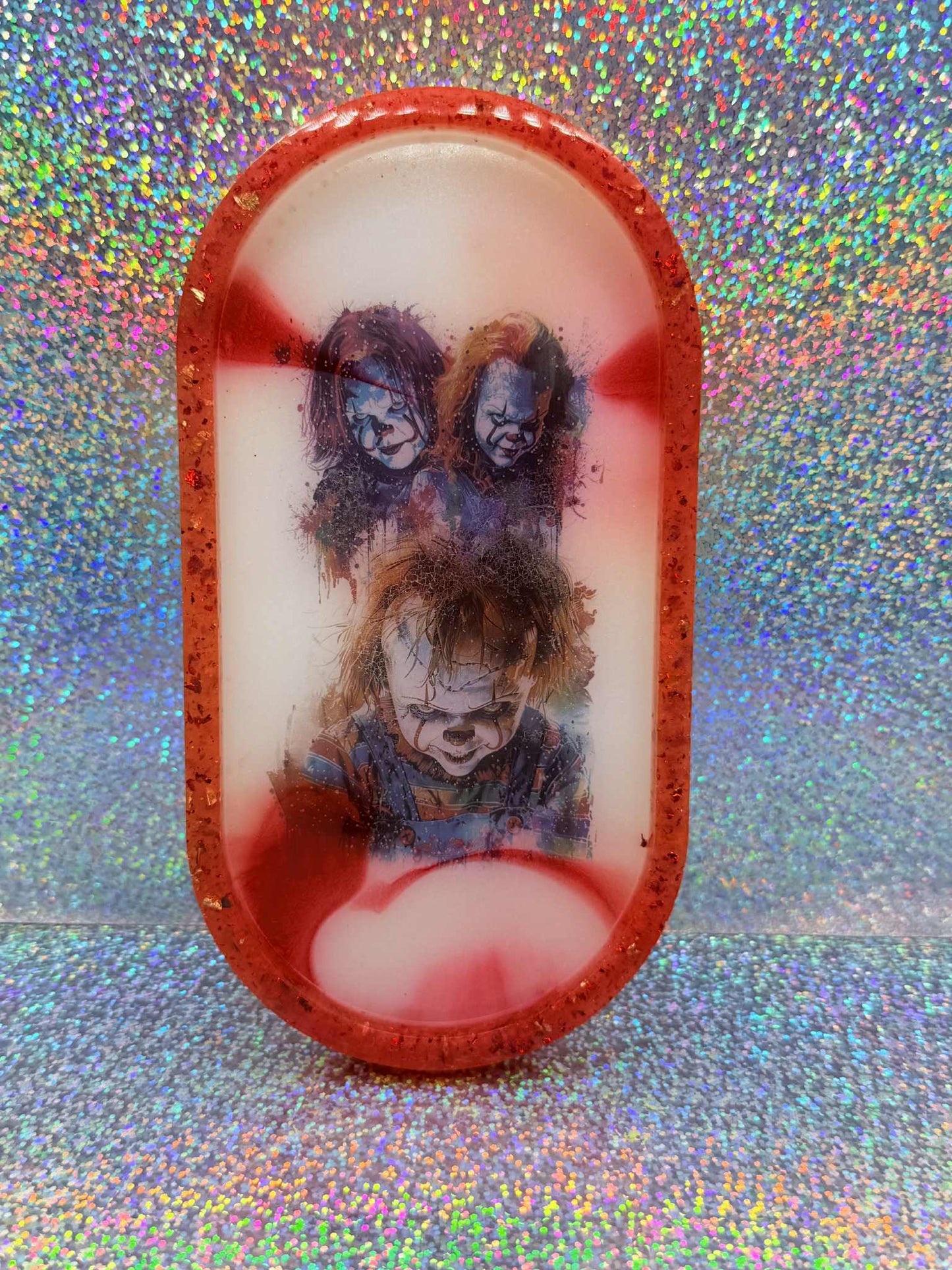 glowing chucky trinket trays