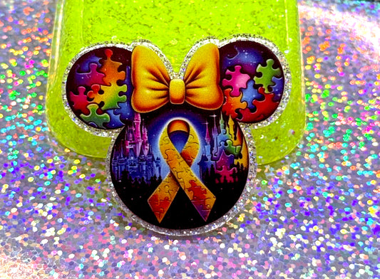 Yellow Ribbon M!ckey Magnet/Minder