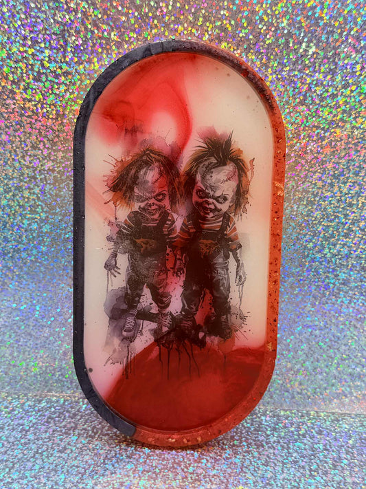 glowing chucky trinket trays