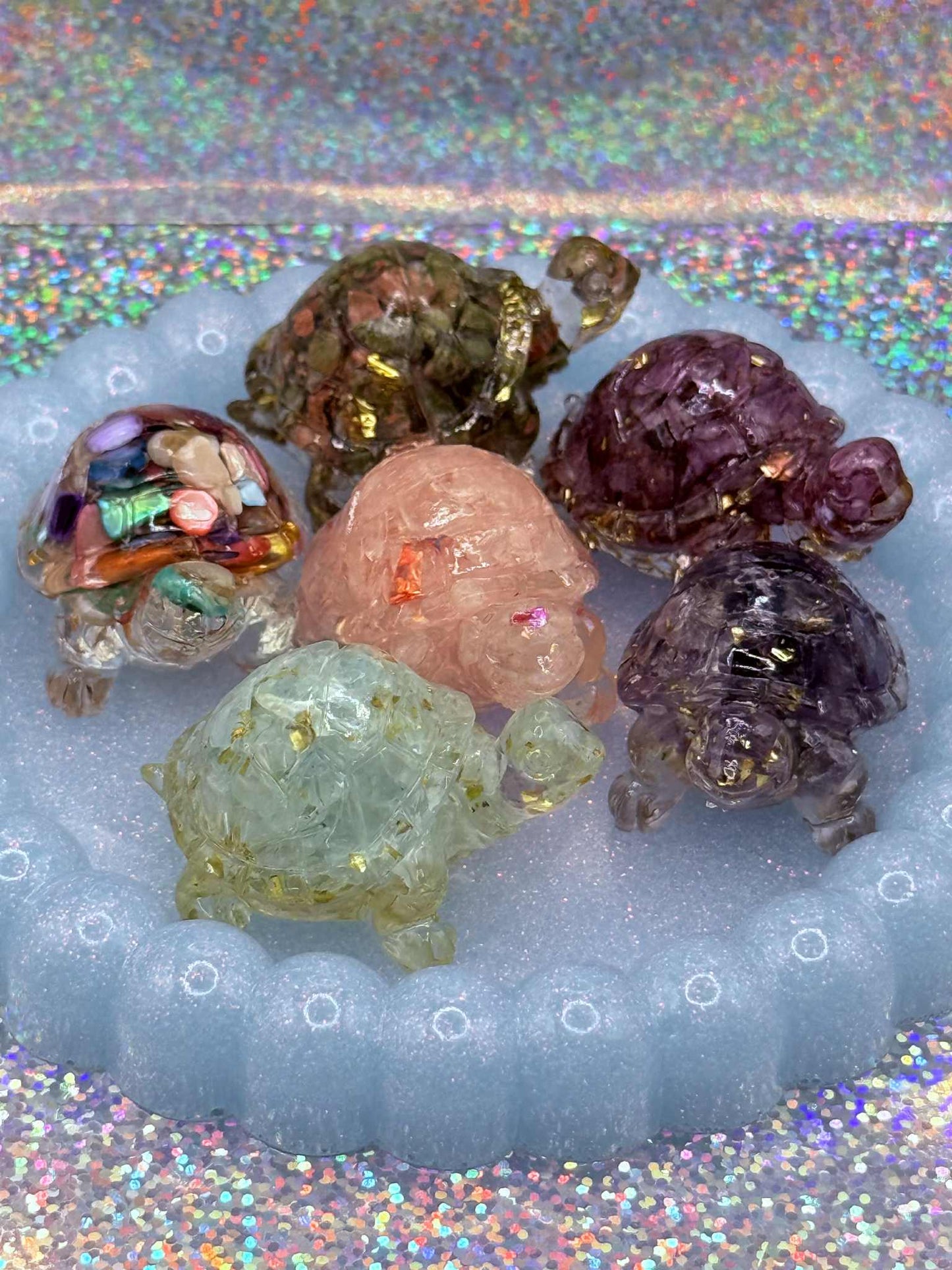 Resin Stone Turtles