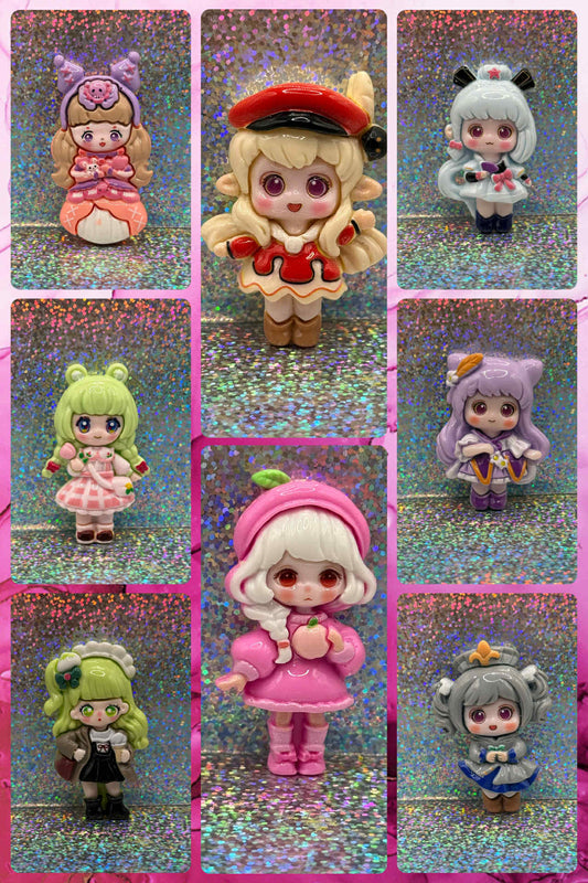 Chibi Genshin Magnets