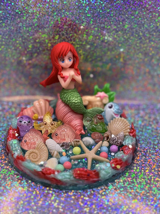 Cream Glue Nightlight Mermaid