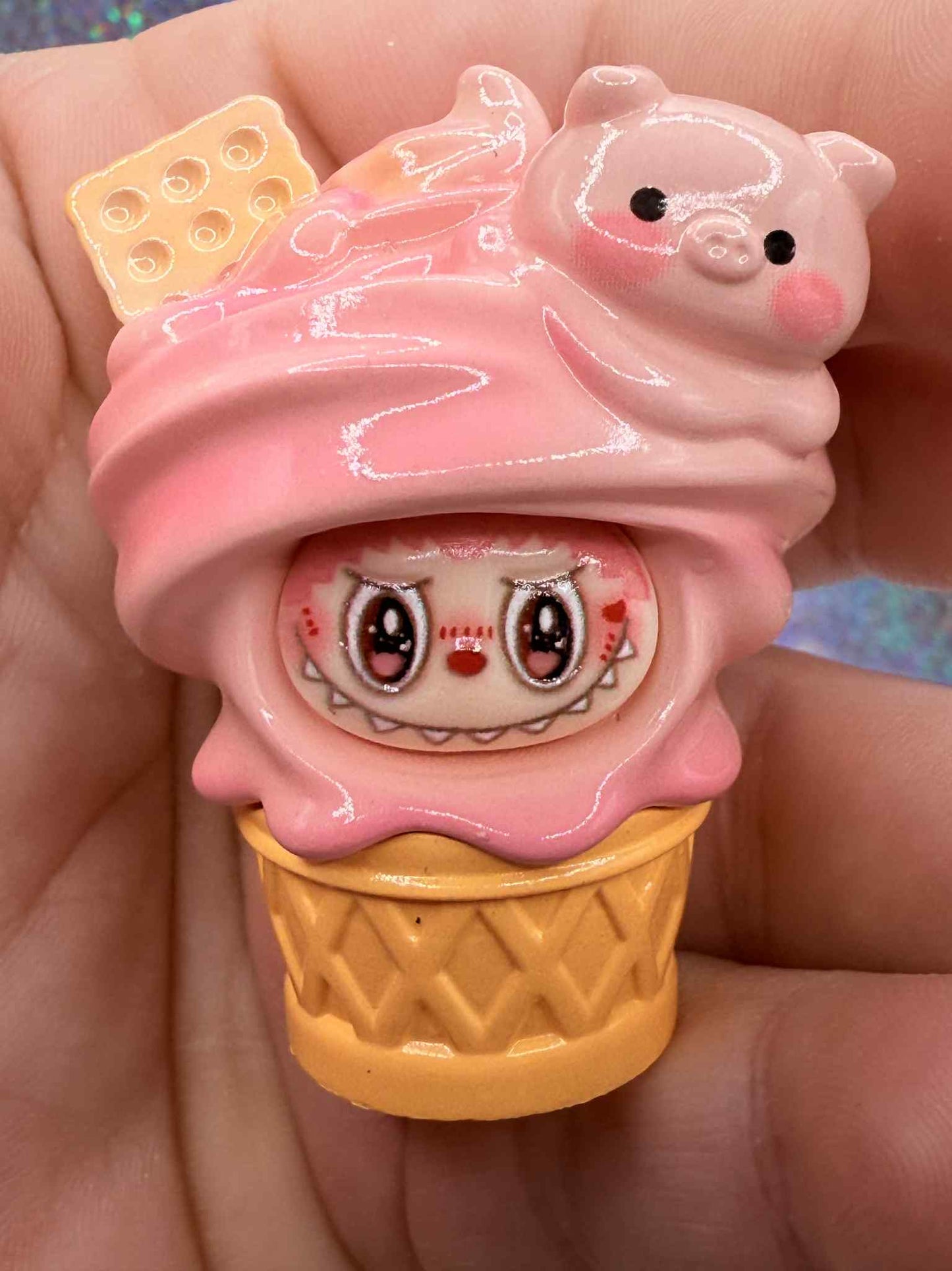 Ice Cream Labubu Magnets