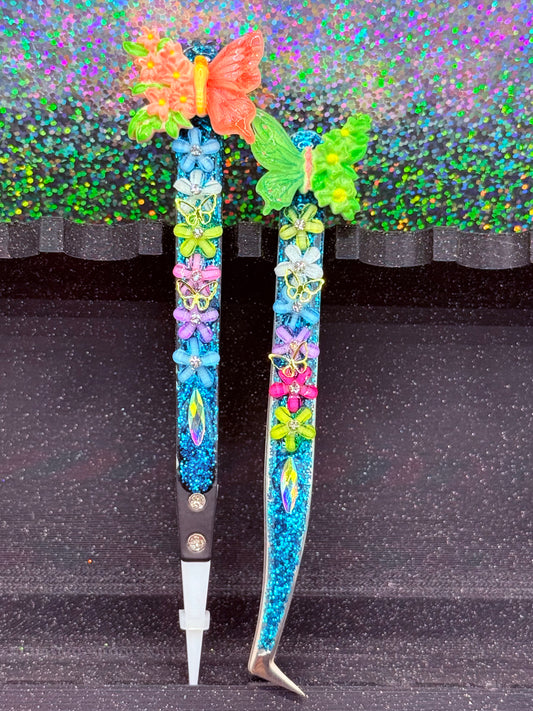 Rose Butterfly SET DP Tweezers