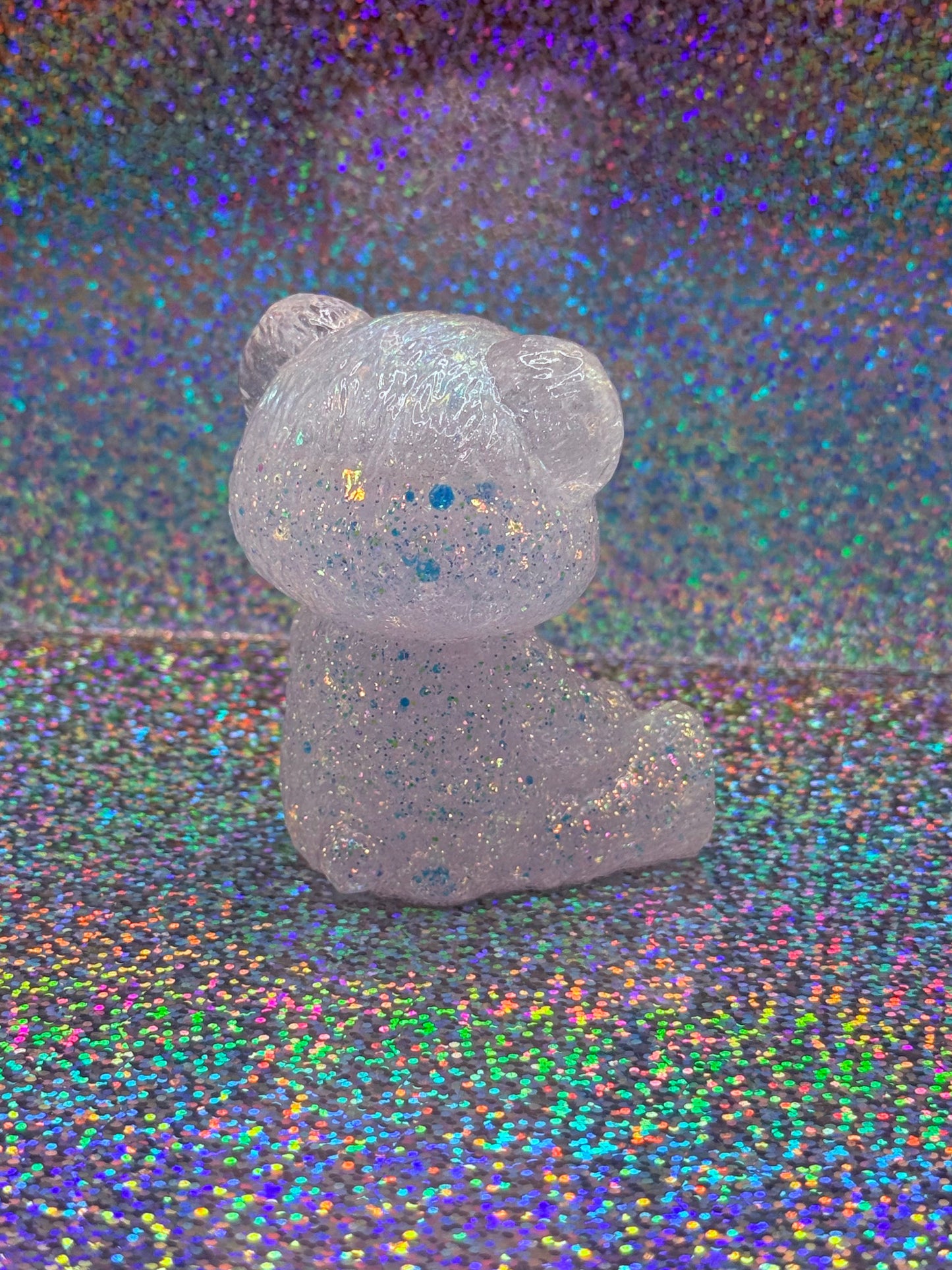 Teddy bear resin desk buddy