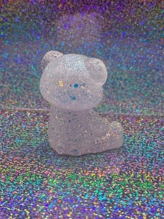 Teddy bear resin desk buddy