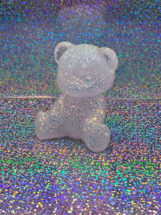 Teddy bear resin desk buddy