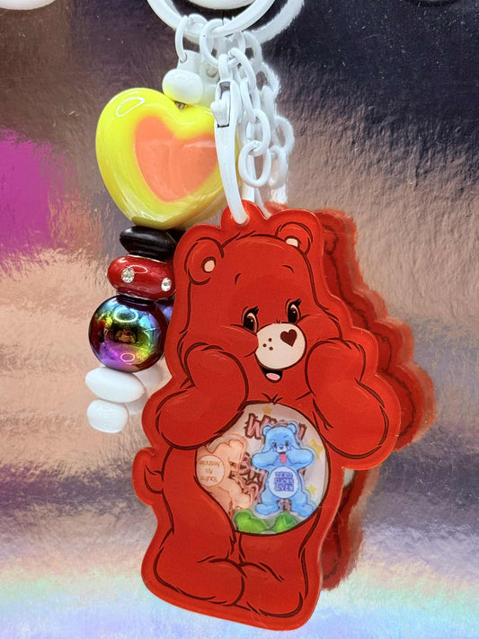 Red Swear Bear Keychain FLASH DROP