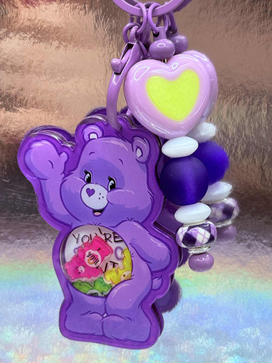Purple Swear Bear Keychain FLASH DROP