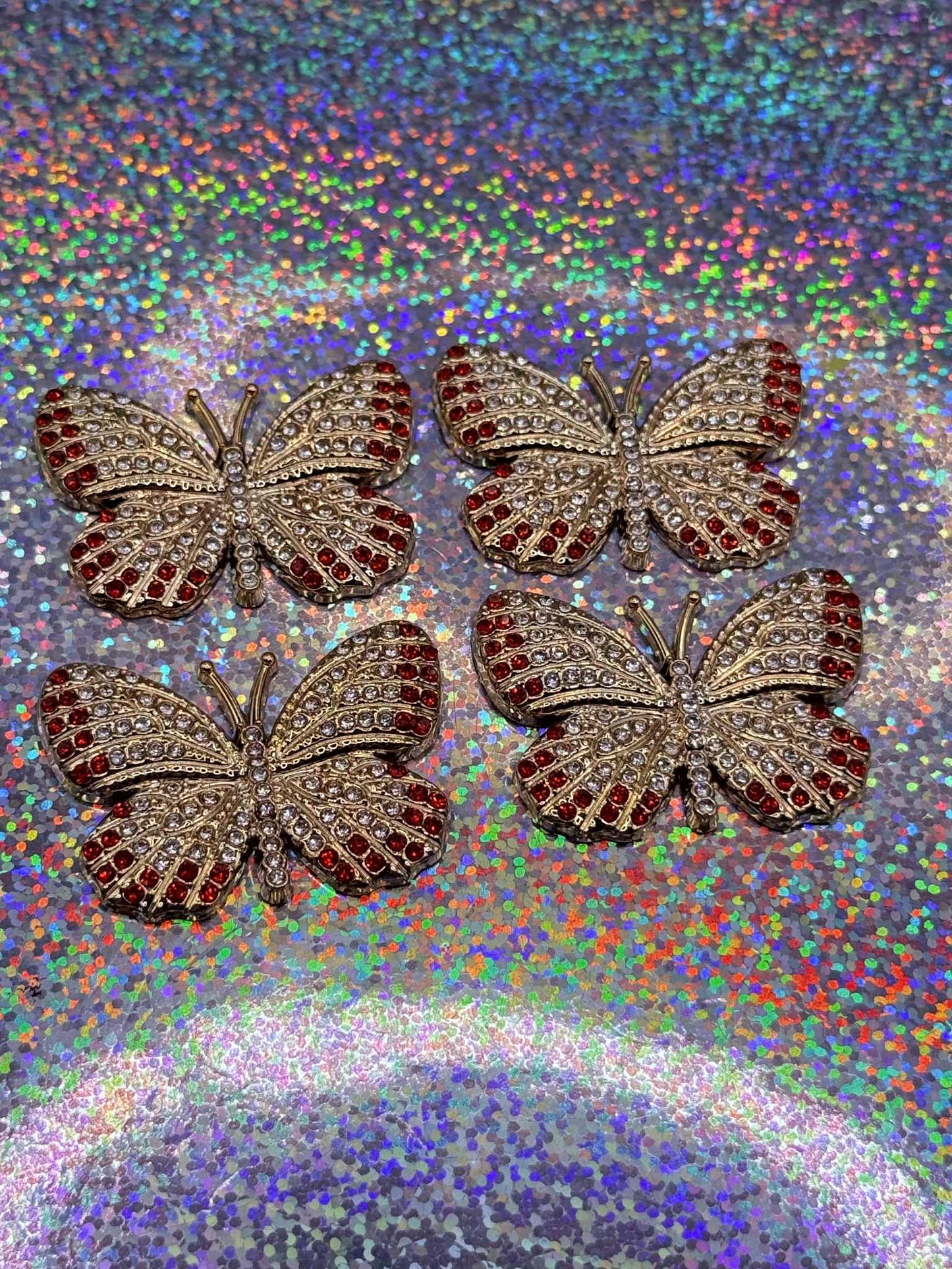 rhinestone butterfly magnet/minder