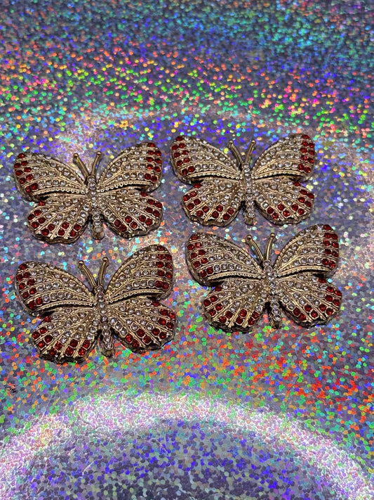 rhinestone butterfly magnet/minder
