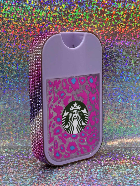 Purple Starbies Bling Sanitizer Bottle