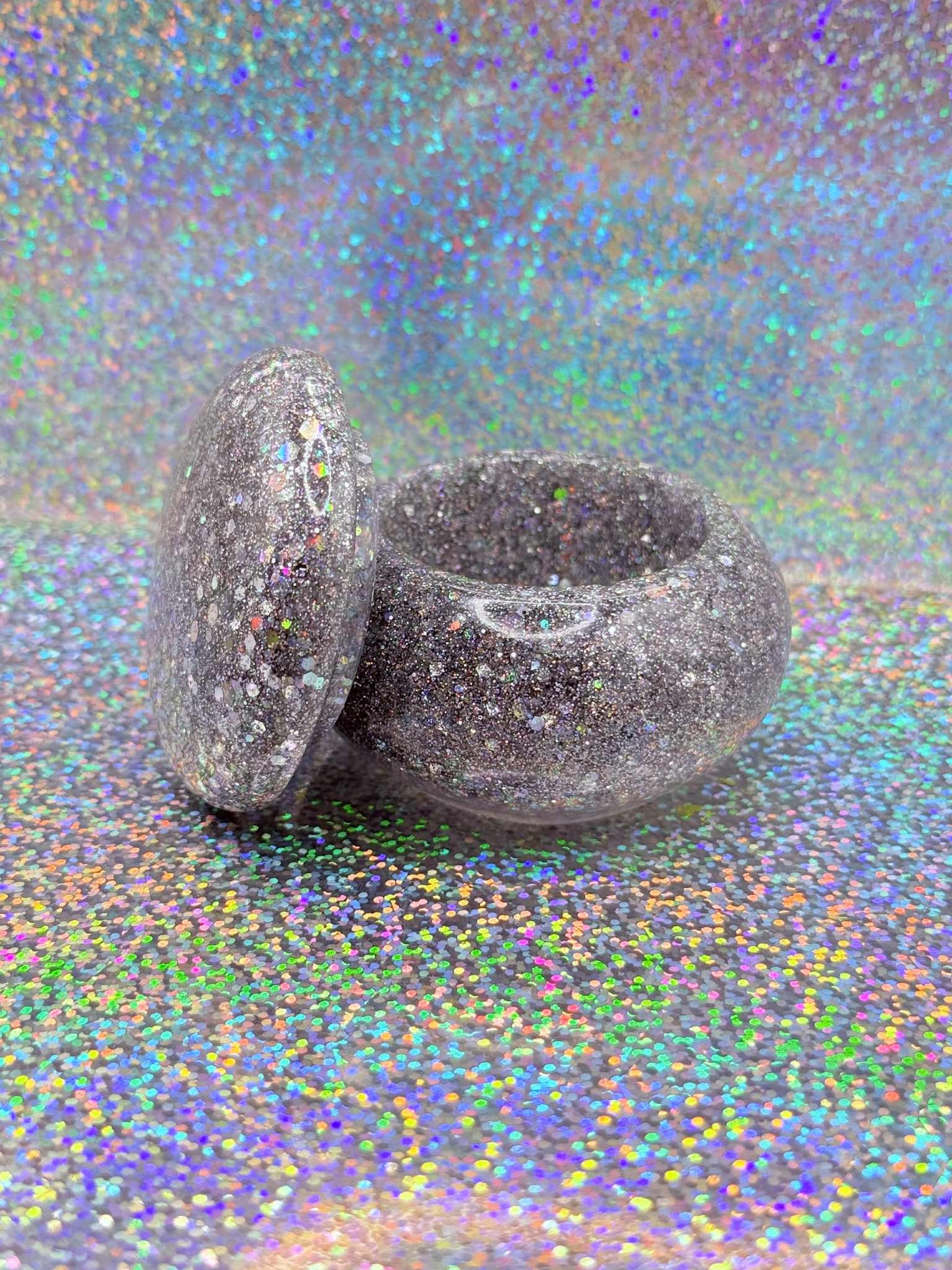 Silver Trinket Jar