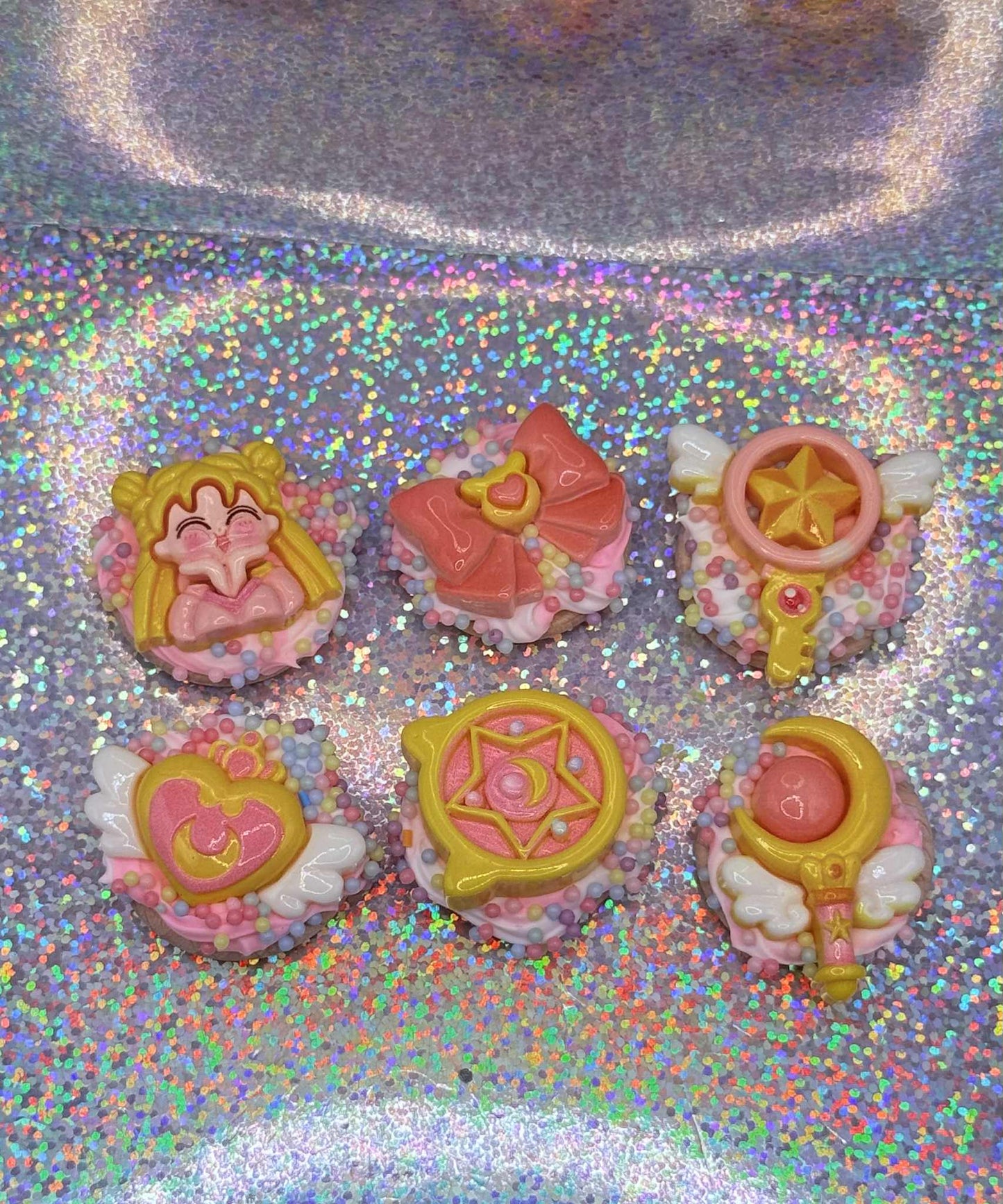 Cream Glue Magnets