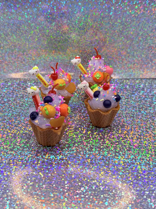 SMALLER ice cream sundae Magnets