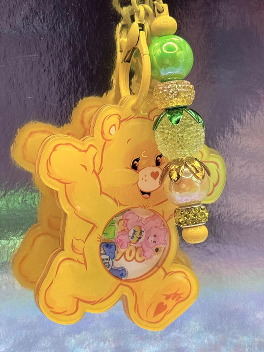 Yellow Swear Bear Keychain FLASH DROP