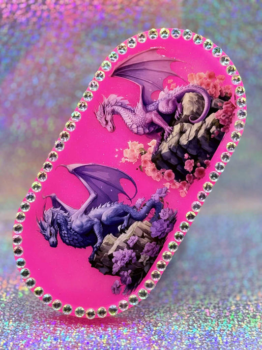 Diamond Rim Dragon Tray