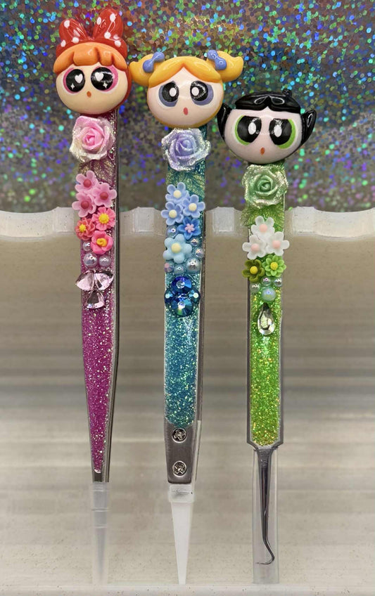 SET PowerPuff Girls DP Tweezers
